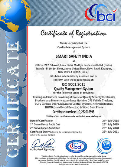 certificate registration smart safety india